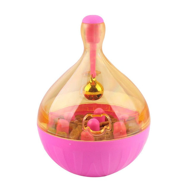 Dog Cat Treat Dispenser Toys Pet Slow Feeder Puppy/Kitty Tumbler